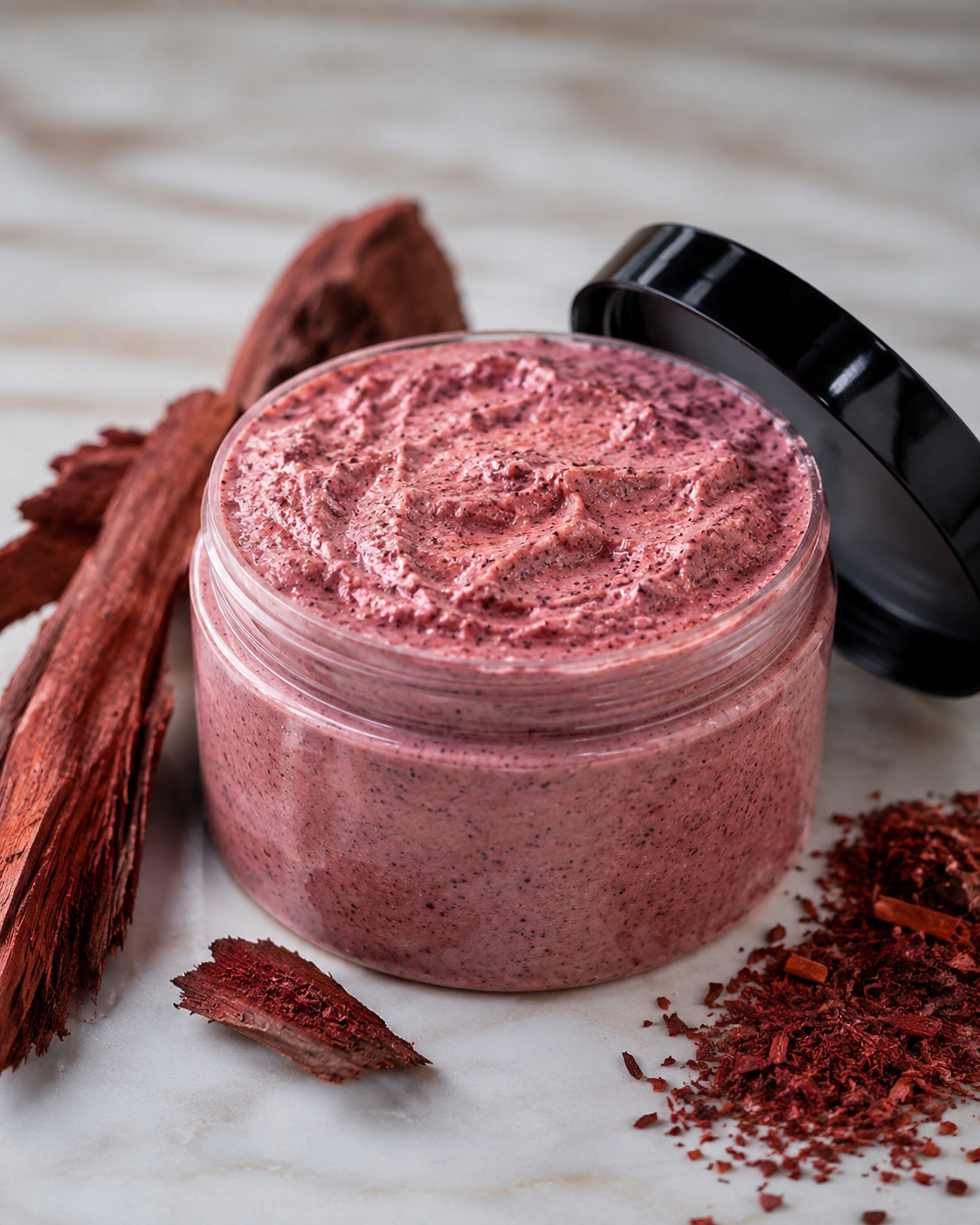 Red ebony - gommage au camwood