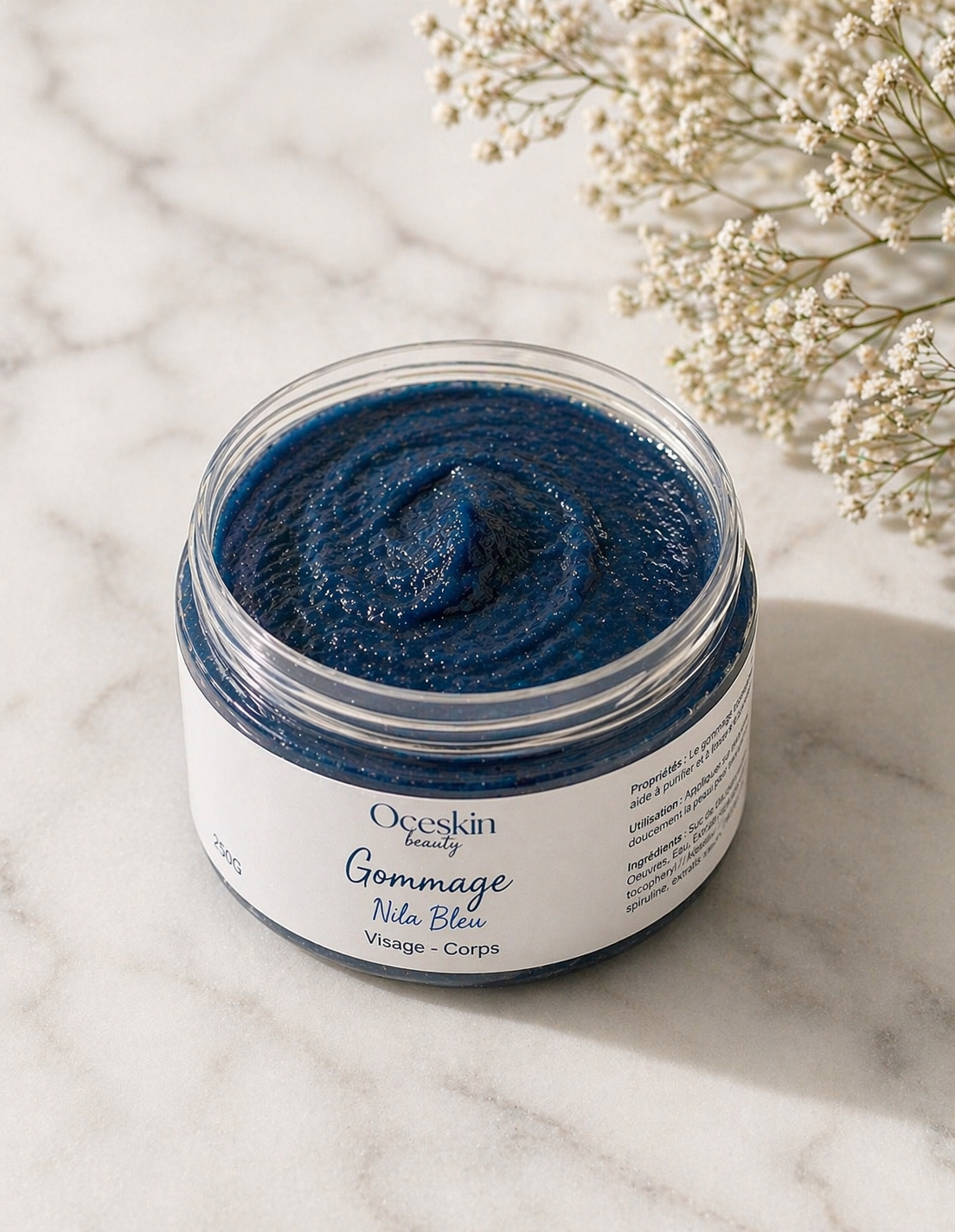 Indigo nila ritual scrub  - gommage au Nila corps et visage
