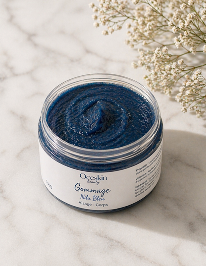 Indigo nila ritual scrub  - gommage au Nila corps et visage
